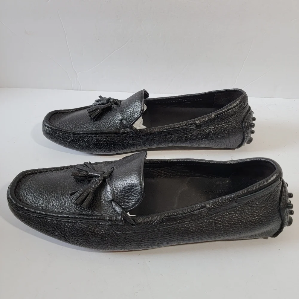 COLE HAAN x Nike Air Made in Italy Black Leather Driver Loafer Men's Size 9.5M